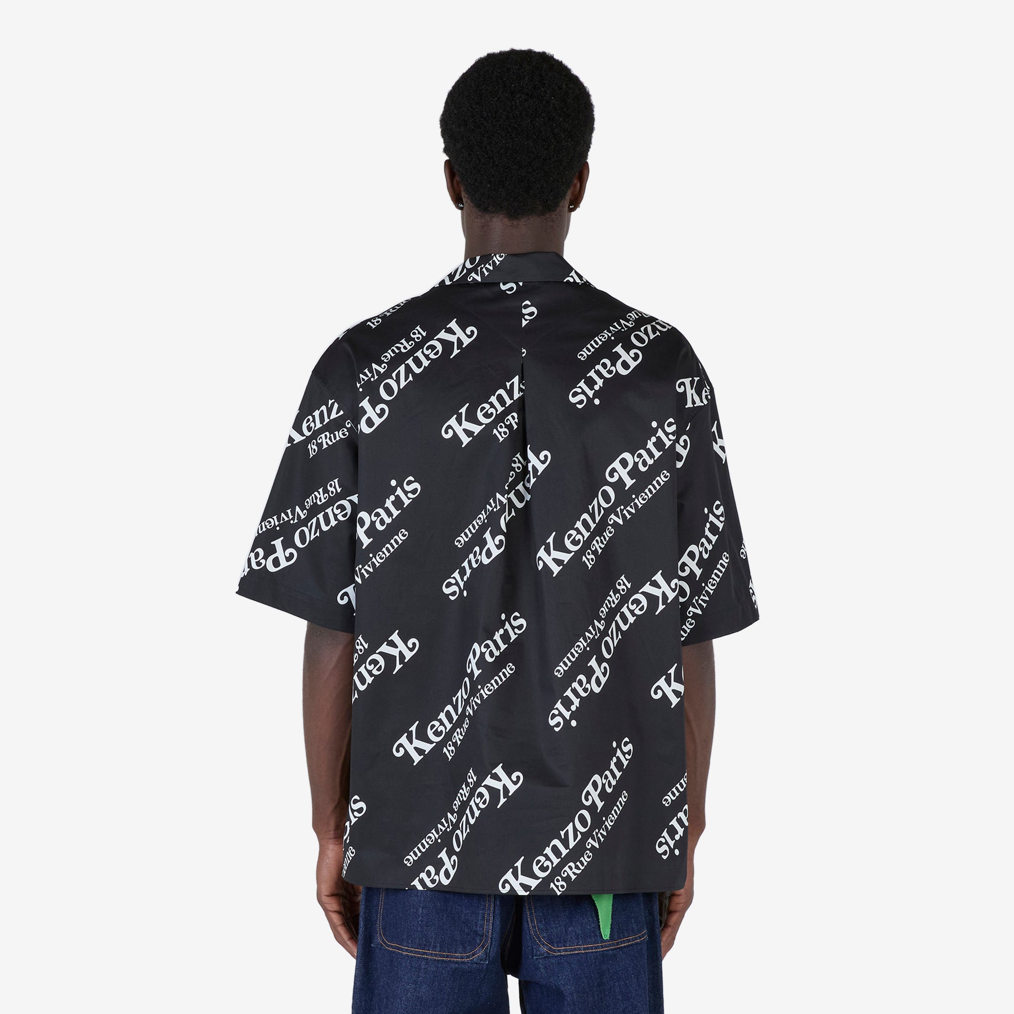 KENZO by Verdy Boxy Shirt in Black | Oversized Streetwear Fashion | Perfect for Casual Outfits, Concerts & Urban Style