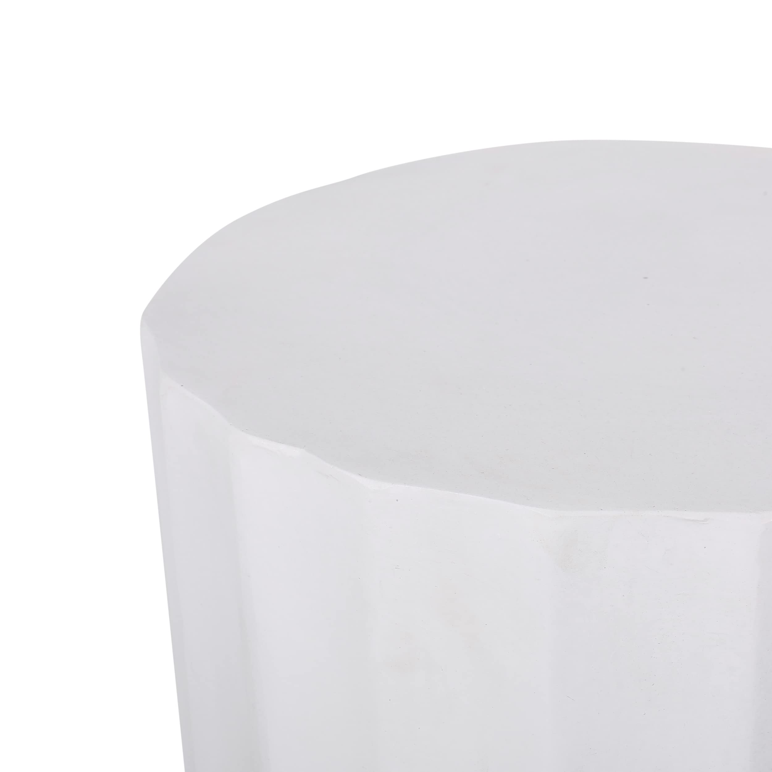 Christopher Knight Home Alcona End Table - Antique White Finish, Small Side Table for Living Room, Bedroom, or Office - Perfect for Holding Lamps, Books, and Decor