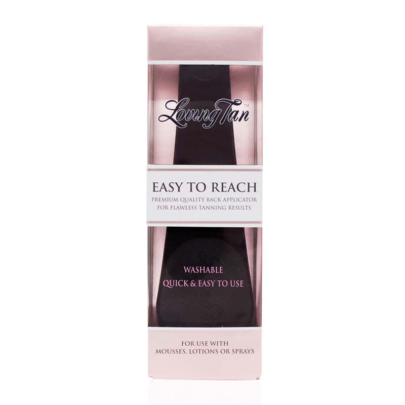 Loving Tan Easy to Reach Back Applicator - Self Tanning Mitt for Smooth & Even Tan - Perfect for Hard-to-Reach Areas & Full Body Application - Ideal for Home Use, Vacations & Special Events
