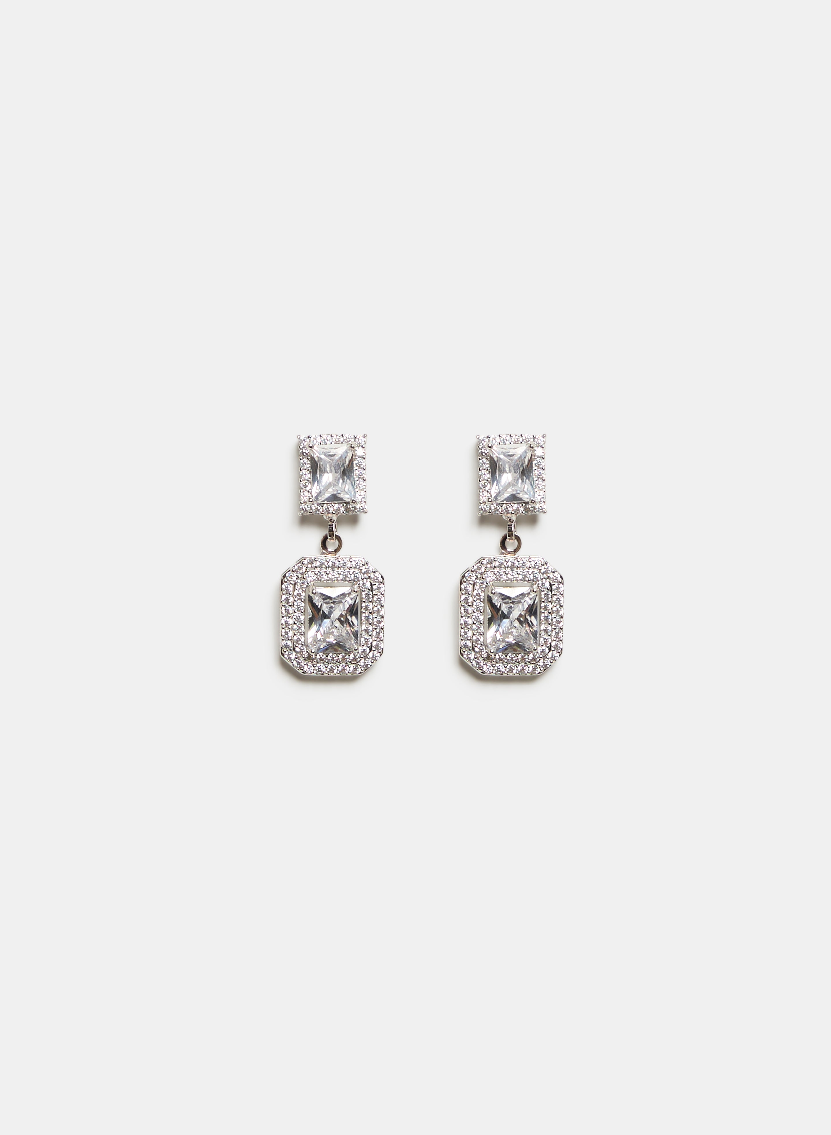 Elegant Cubic Zirconia Dangle Earrings for Women - Hypoallergenic Fashion Jewelry for Parties, Weddings & Evening Events