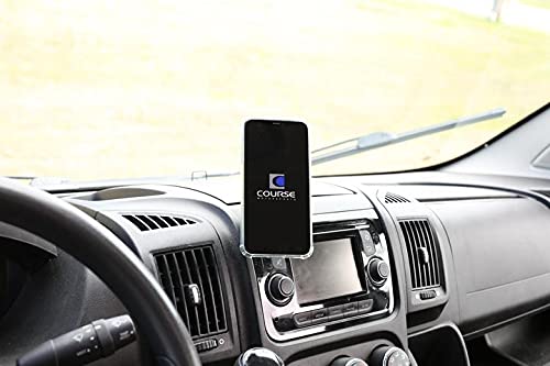 Course Motorsports DirectFit Phone Mount - Magnetic & Wireless Charging for Dodge Ram Promaster 2014-2021 | Universal Smartphone Holder | Perfect for GPS Navigation & Hands-Free Driving