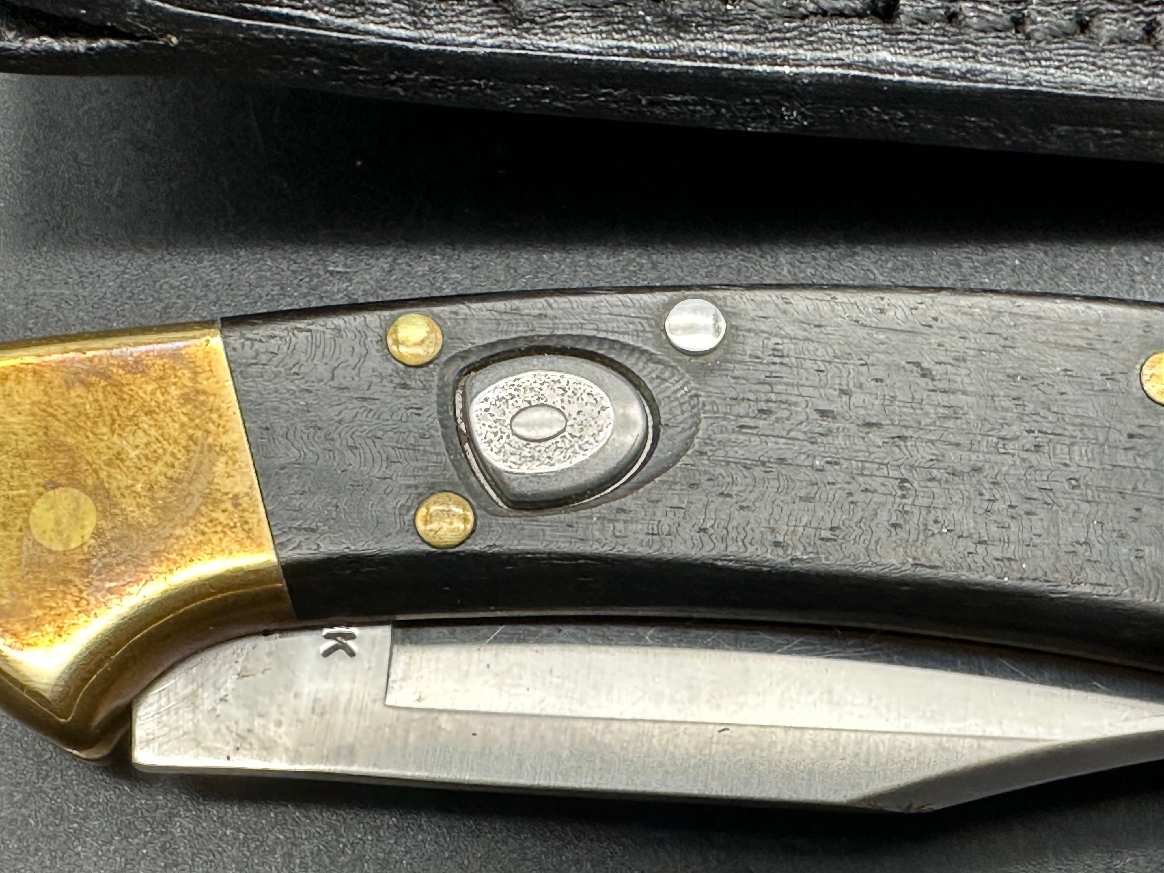 Buck 110 Automatic Knife with Genuine Leather Sheath - EDC Folding Pocket Knife for Hunting, Camping & Outdoor Adventures