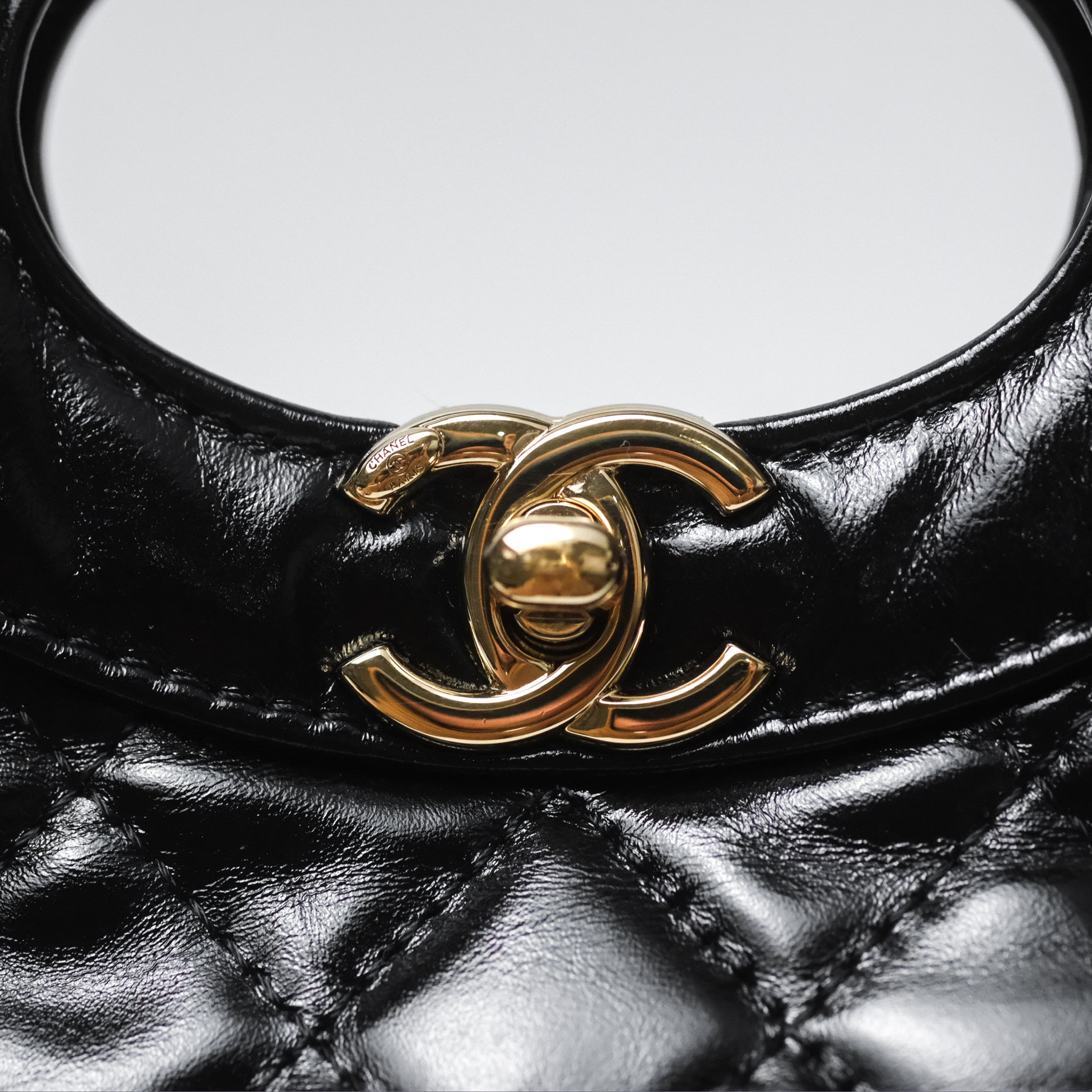 Chanel 31 Mini Bag Black Shiny Lambskin Leather with Gold Hardware - Luxury Crossbody Purse for Women, Perfect for Evening Parties & Date Nights