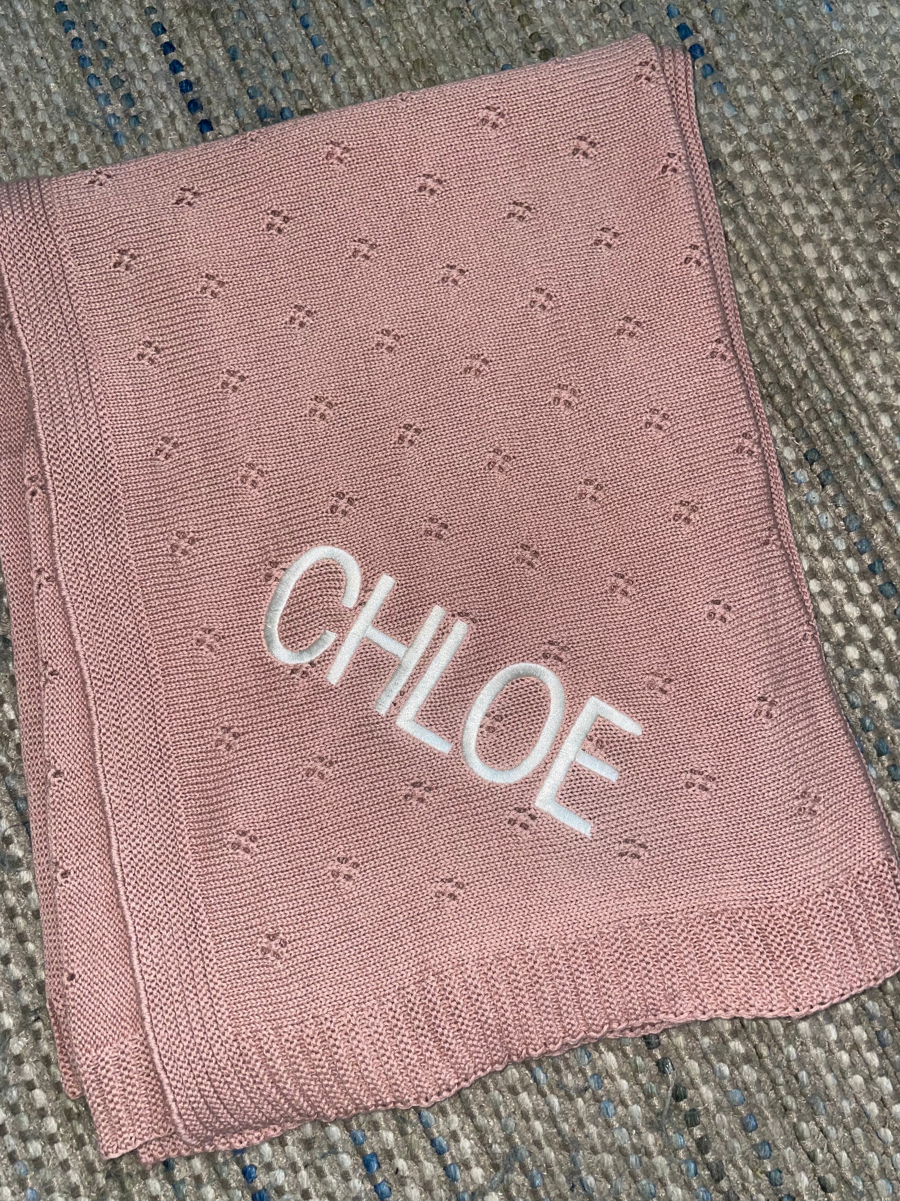 Domani Home Soft Flower Pale Pink Baby Blanket - Cozy & Breathable for Newborns, Infants, Toddlers - Perfect for Nursery, Swaddling, Stroller & Gift Giving