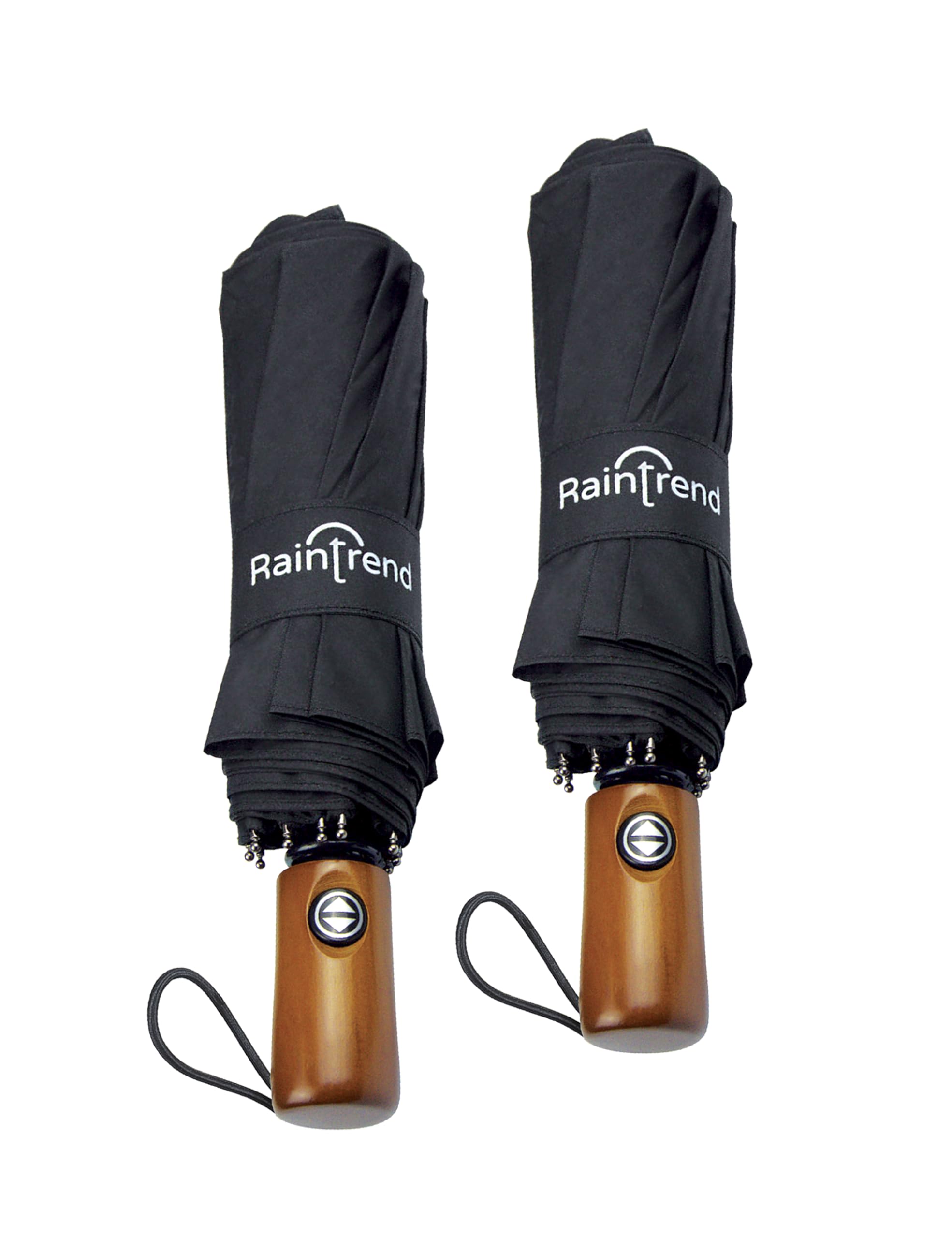 Windproof Automatic Travel Umbrella with 10% Larger Canopy & Reinforced Frame - Compact Folding Portable Umbrella for Men, Women, Backpacks & Purses - Perfect for Commuting, Hiking & Outdoor Activities