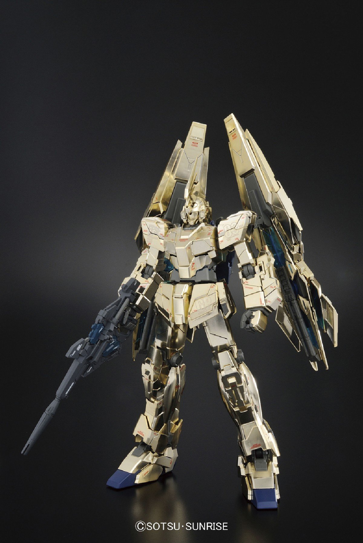 Bandai Hobby MG 1/100 Unicorn Gundam 03 Phenex Model Kit - Premium Plastic Model for Collectors & Gundam Fans - Perfect for Display & Action Figure Customization