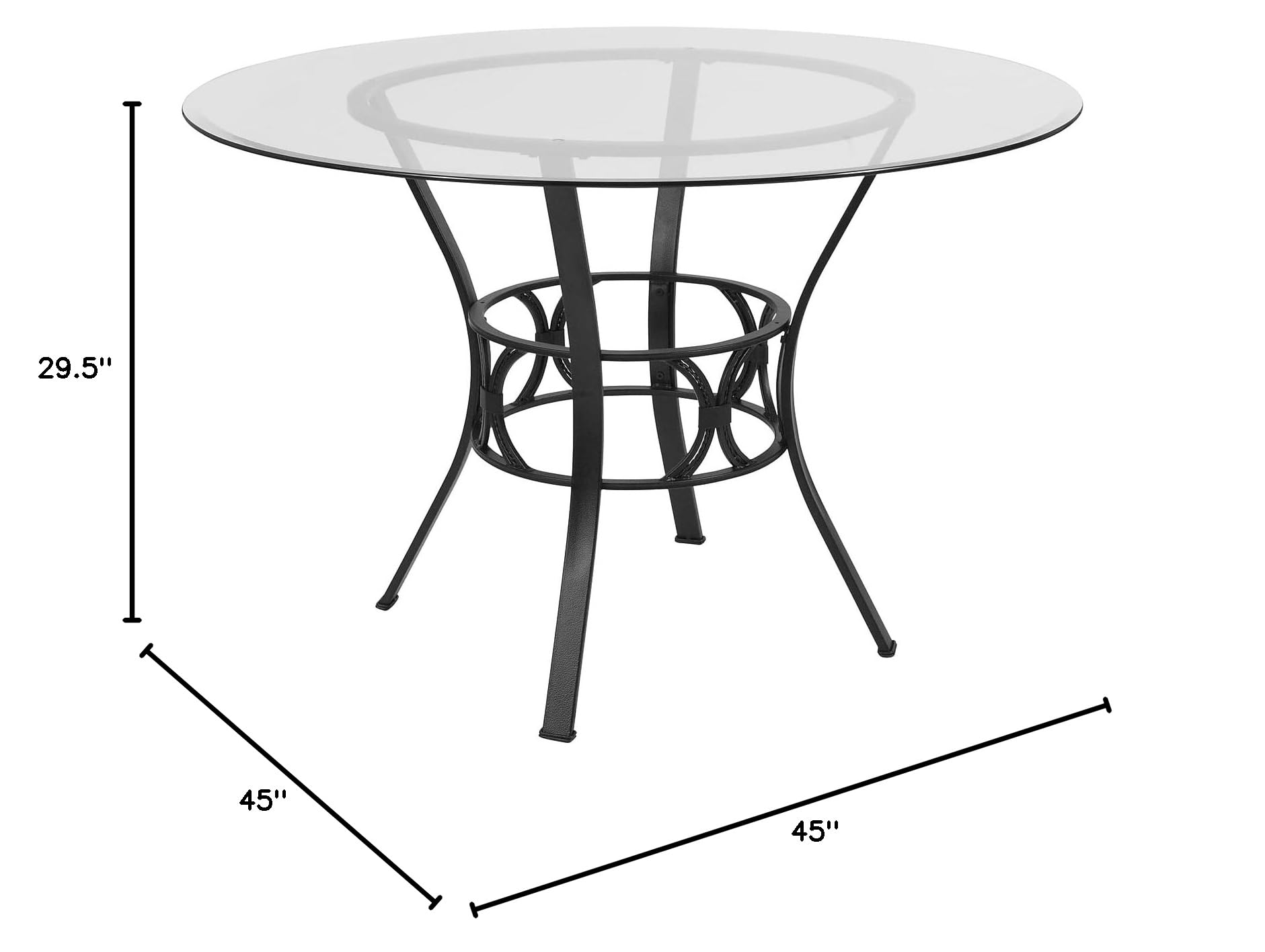 Flash Furniture Carlisle 45