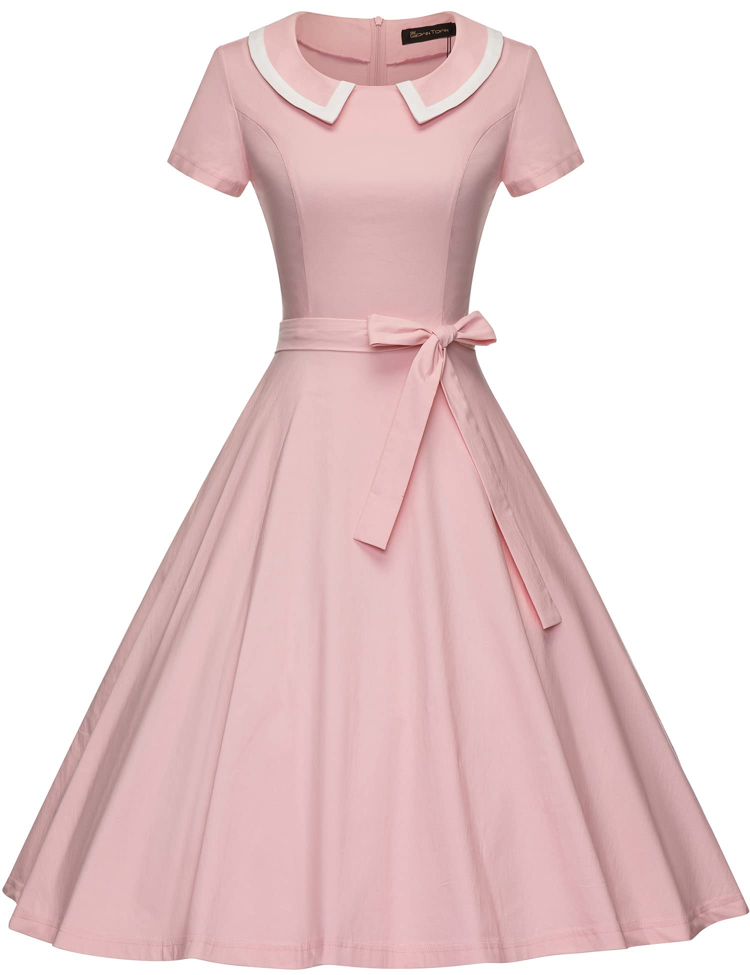 Vintage 50s 60s Women's Sexy Fitted Pencil Dress for Office - Pink | Retro Work Dress for Business, Cocktail Parties & Special Occasions