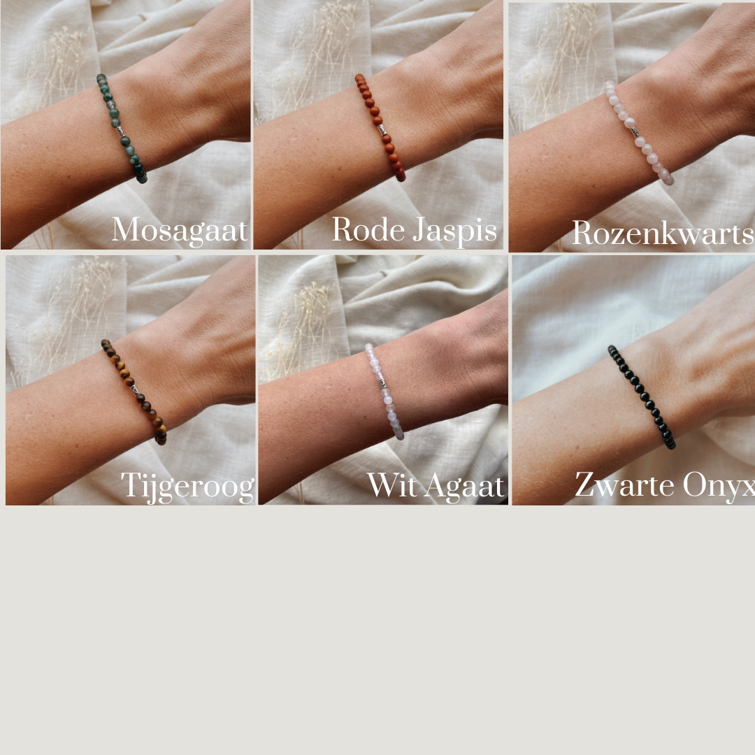 3-Piece Gemstone Bracelet Set - Natural Healing Stones for Women - Perfect for Meditation, Yoga & Spiritual Healing | Boho Chic Jewelry Gift Idea