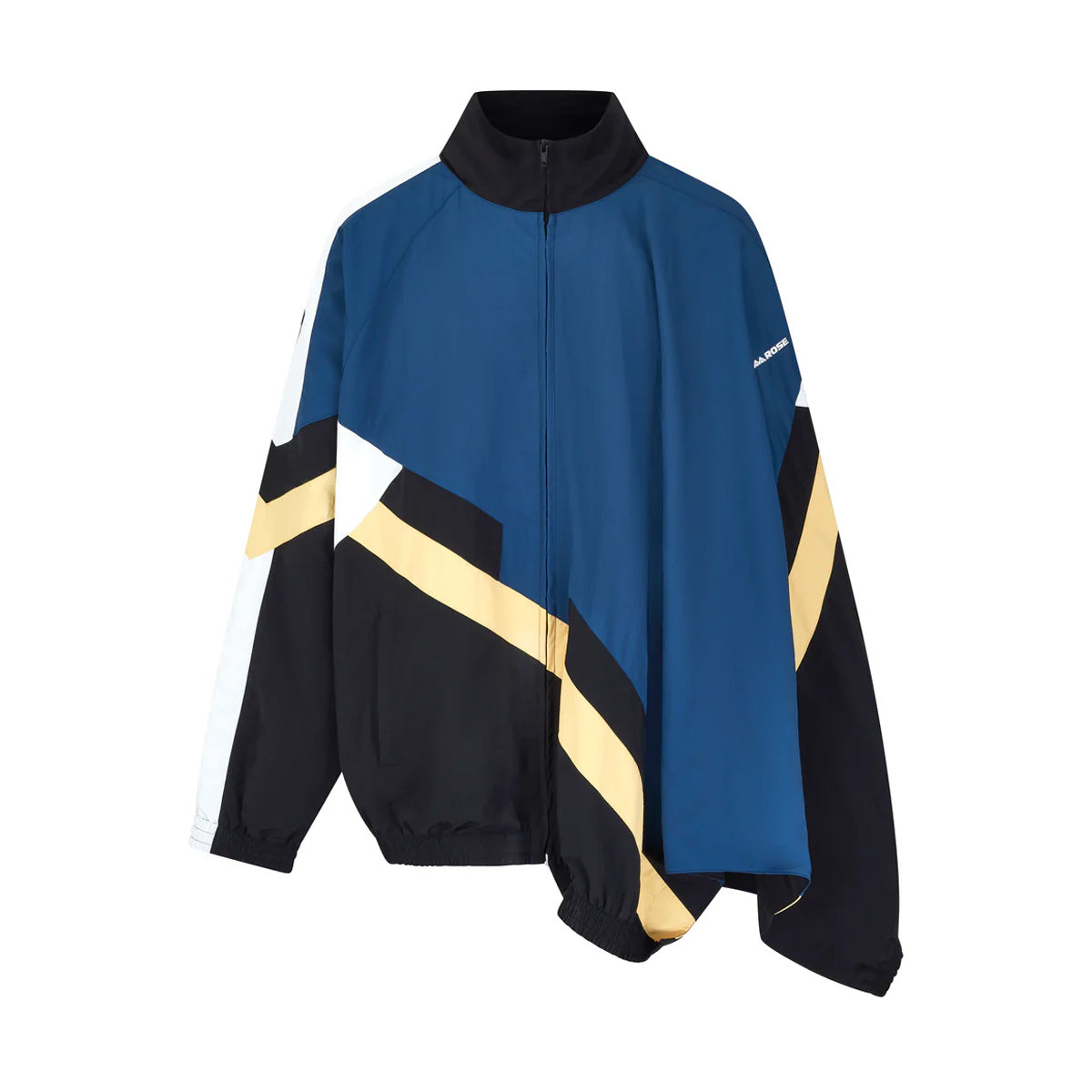 Blanket Track Jacket 'Black Yellow' - Stylish Unisex Lightweight Jacket for Running, Gym & Outdoor Activities