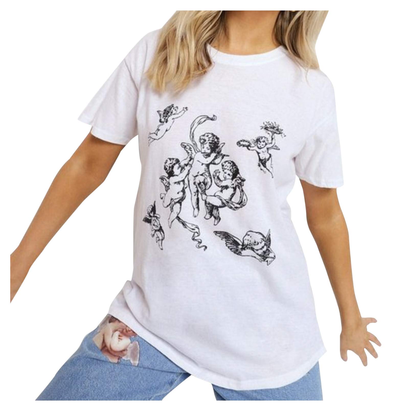 Women's Casual Summer Graphic T-Shirts - Comfortable & Stylish Tees for Everyday Wear, Outings & Travel