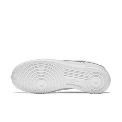 Nike Men's Air Force 1 '07 Sneakers - White Leather Low-Top Basketball Shoes for Casual Wear & Street Style