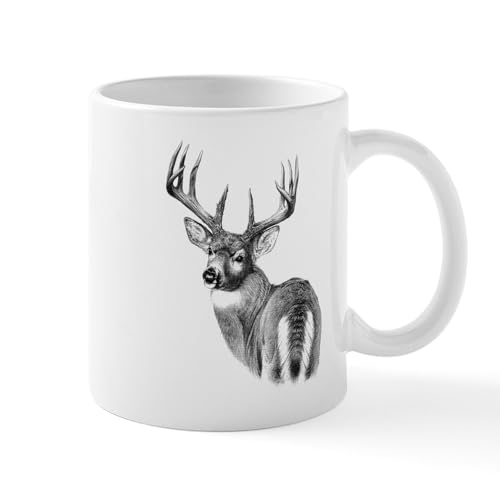 White - Deer Mug