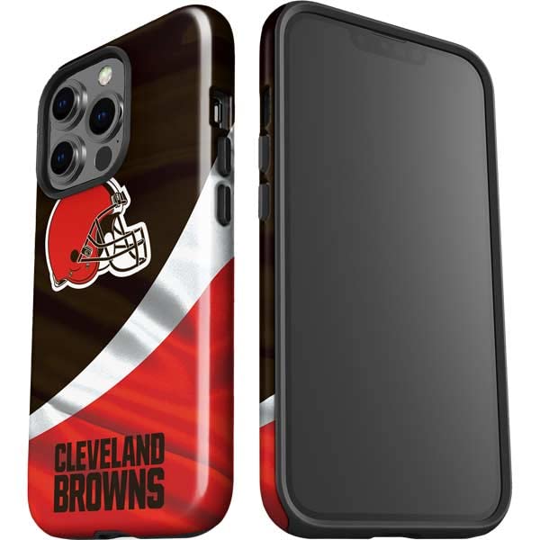 Skinit Impact Phone Case for iPhone 13 Pro - Officially Licensed NFL Cleveland Browns Design | Durable Protection for Everyday Use, Sports & Travel