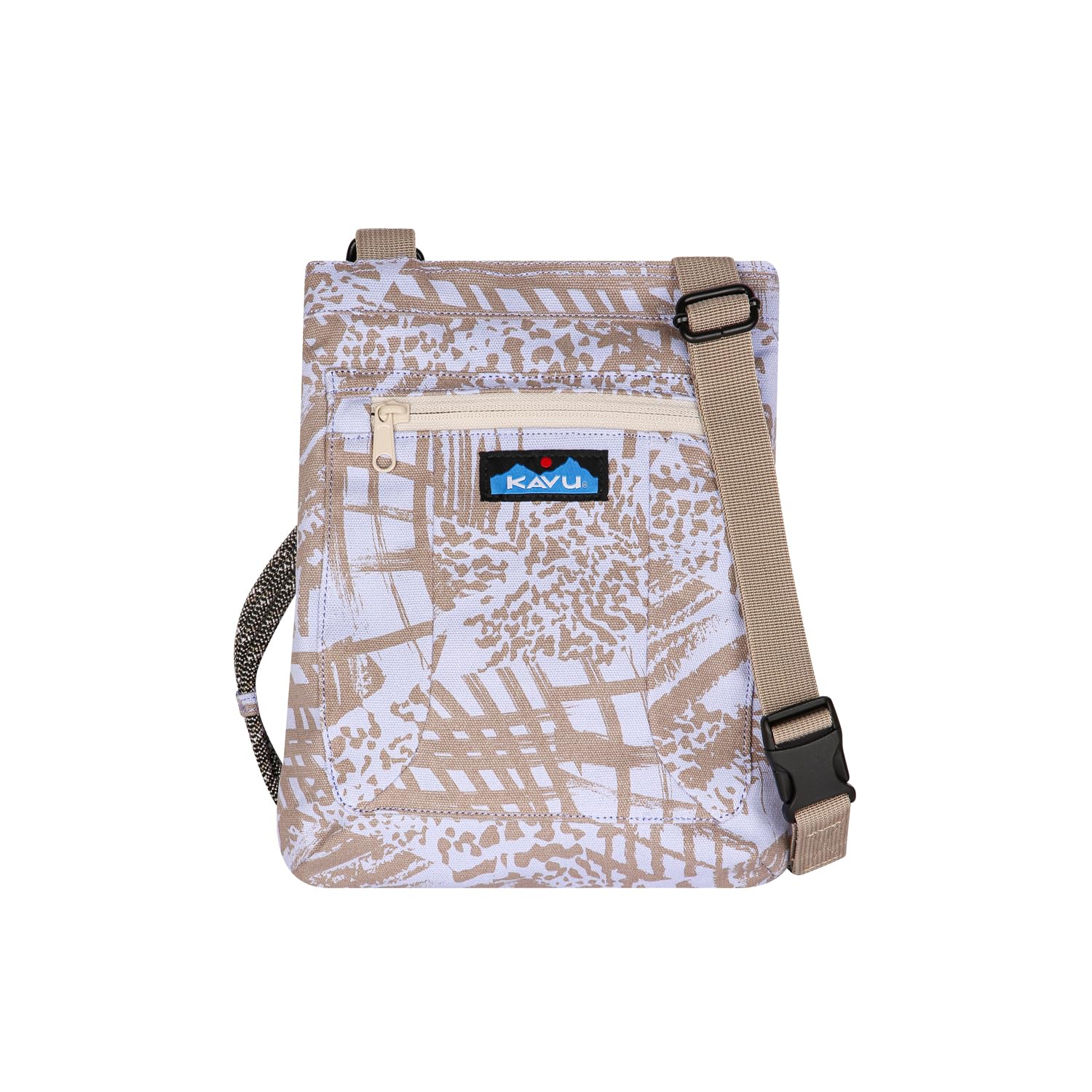 KAVU Keepalong Semi Padded Sling Canvas Rope Crossbody Bag - Lightweight Durable Shoulder Bag for Men & Women - Perfect for Hiking, Travel, and Everyday Use