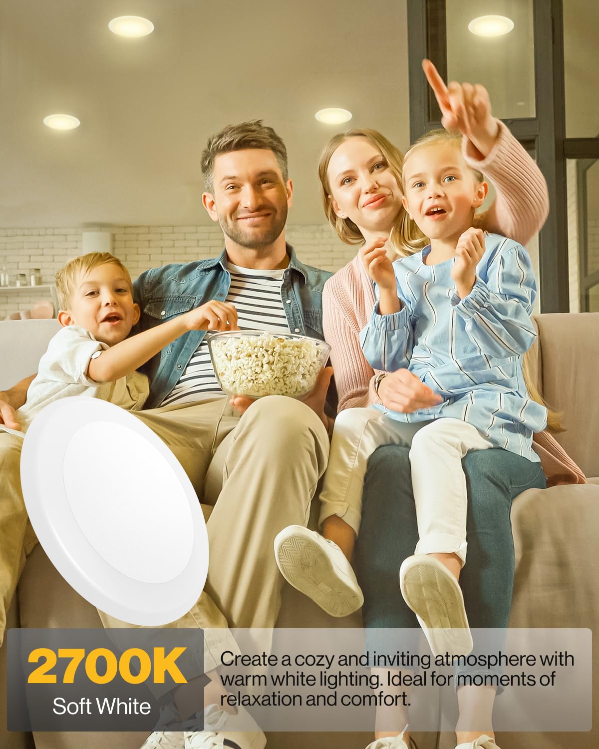 Sunco 24 Pack 5/6 Inch LED Disk Lights - Dimmable Recessed Ceiling Lighting, 1050LM 2700K Soft White, 15W=75W, ETL Damp Rated - Perfect for Kitchens, Bathrooms & Hallways