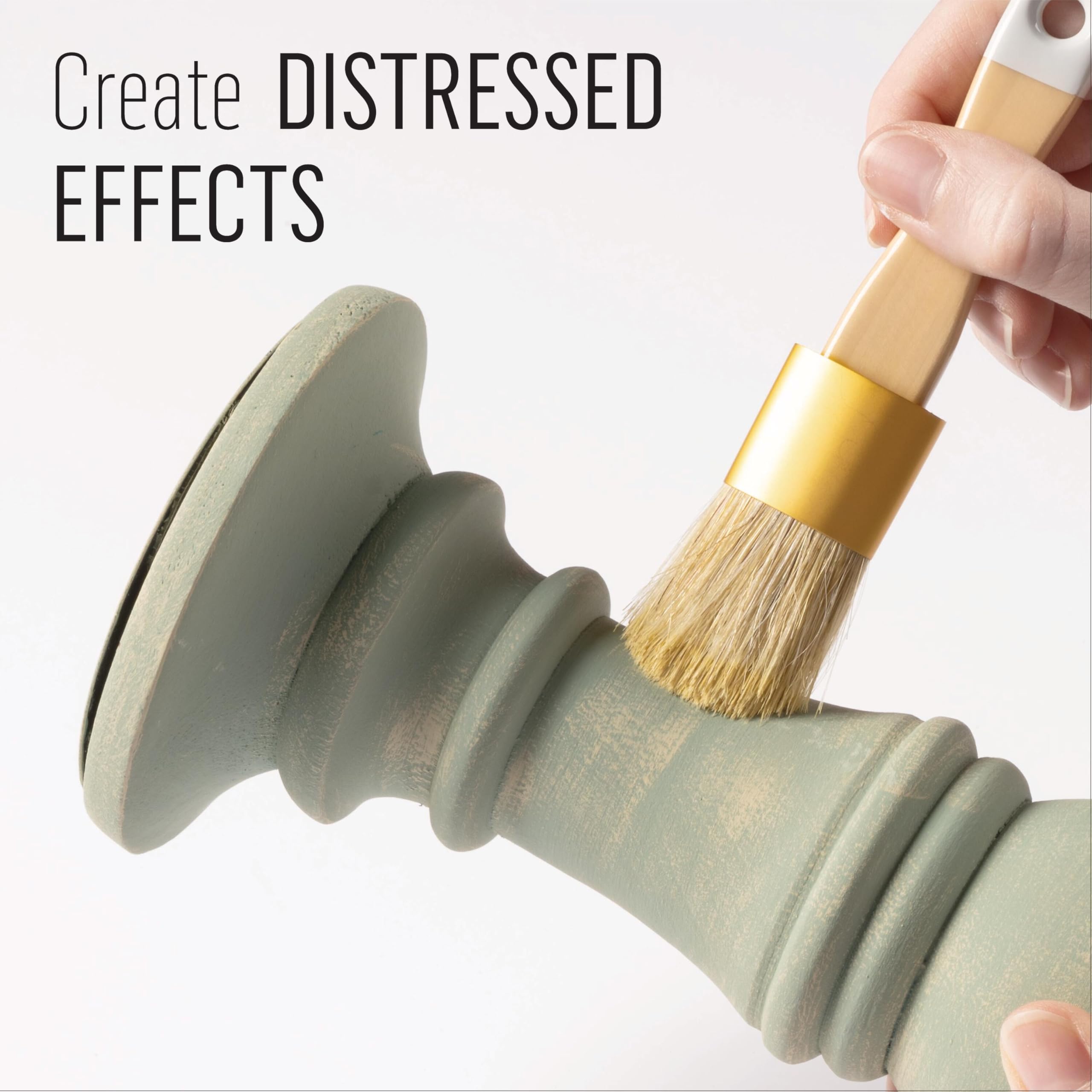 FolkArt Chalk & Wax Brushes for Home Decor DIY