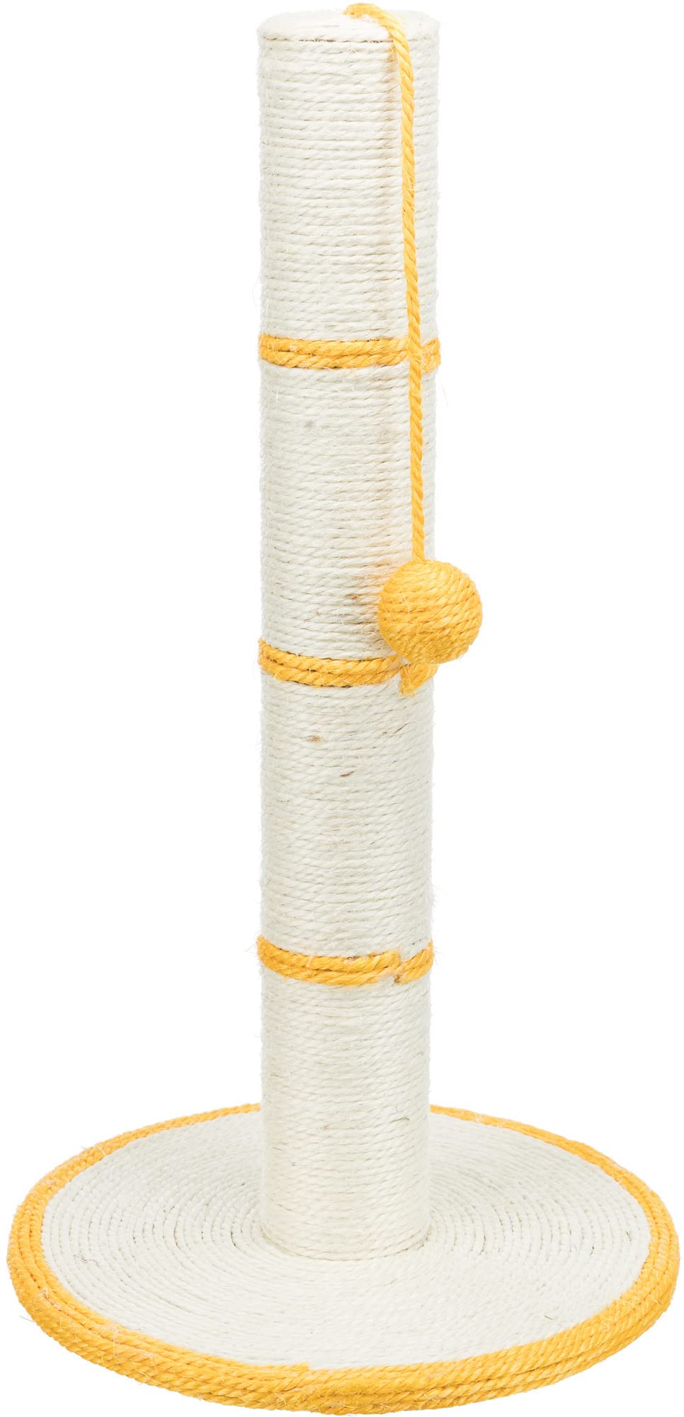 Trixie Cat Scratching Post with Hanging Toy - 24.4 Inches Tall for Indoor Cats - Perfect for Playtime & Claw Maintenance
