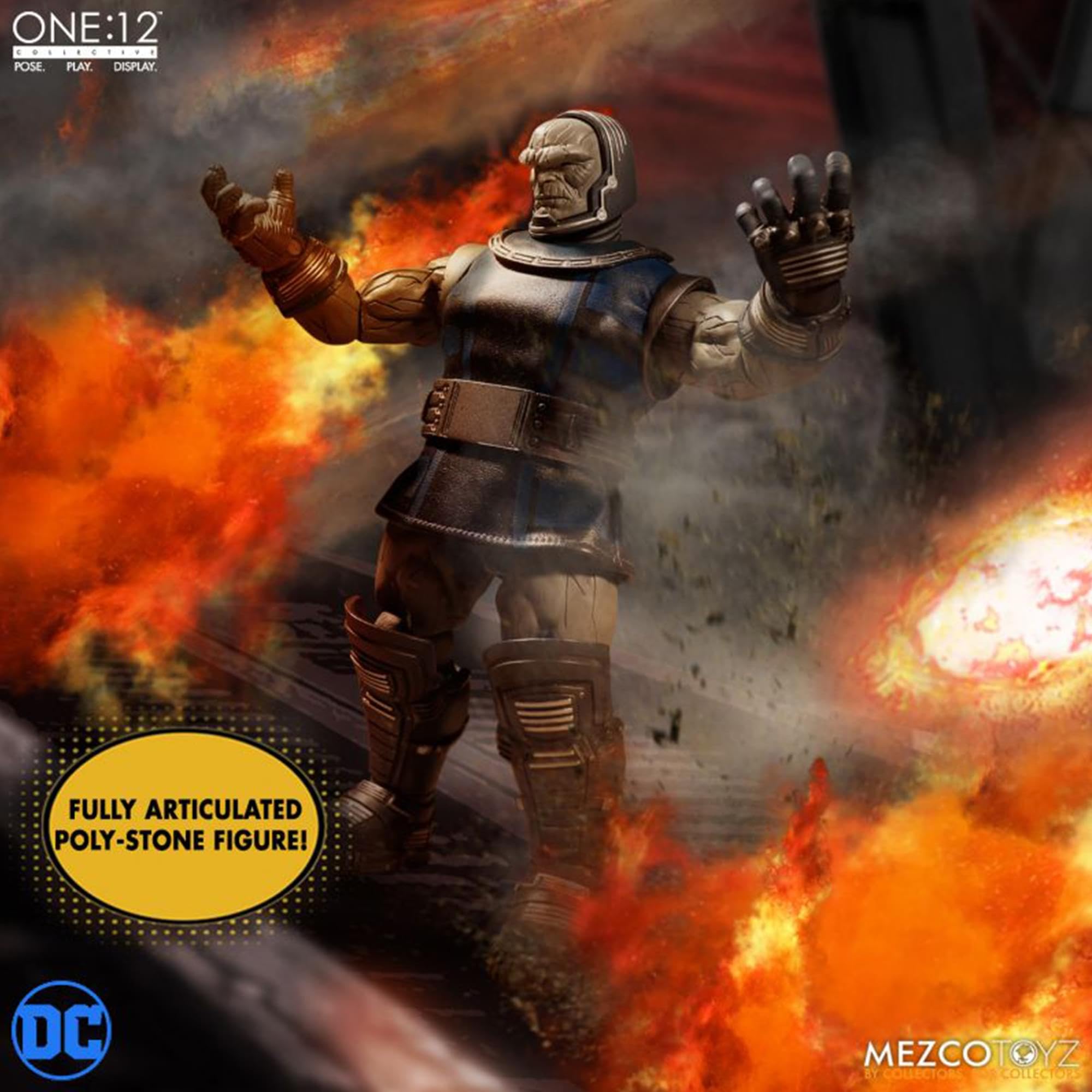 Mezco One:12 Collective DC Darkseid Action Figure - Premium Collectible Toy for Display & DC Comics Fans - Perfect for Home Decor, Office Display, and Comic Conventions