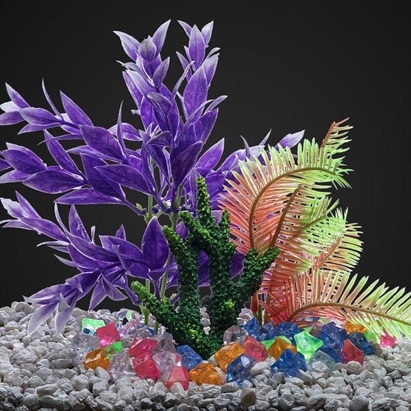 GloFish Fluorescent Aquarium Gravel - Colorful Glow in The Dark Fish Tank Substrate for Freshwater & Saltwater Tanks - Perfect for Betta, Goldfish, and Tropical Fish Habitats