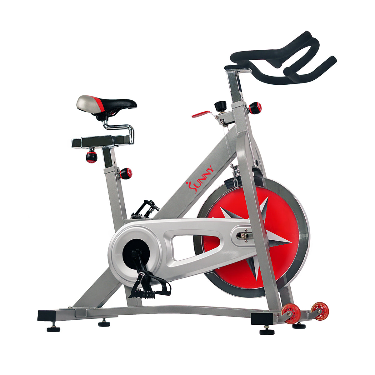 40 lb Flywheel Chain Drive Pro Indoor Cycling Exercise Bike - Heavy Duty Home Gym Equipment for Cardio & Endurance Training