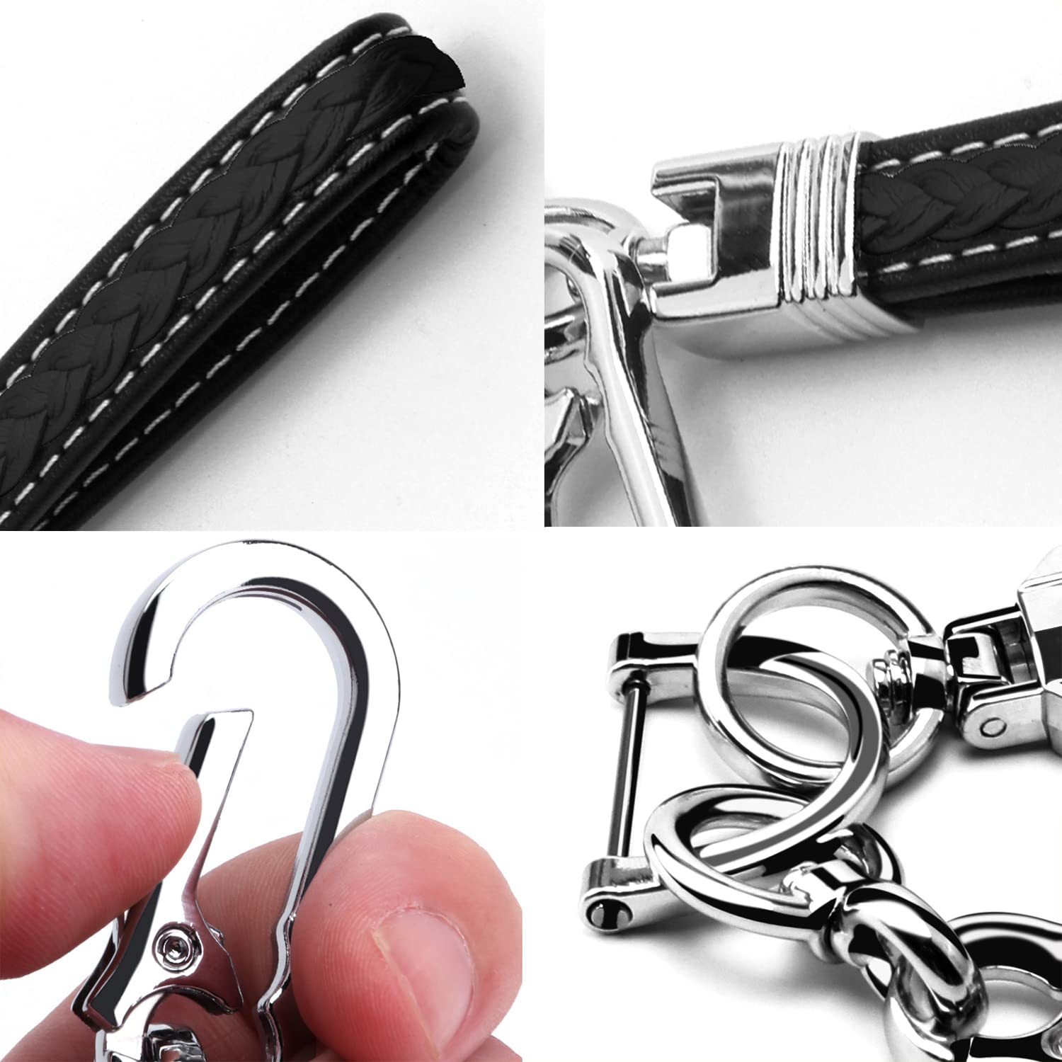 Premium Alloy Leather Car Key Fob Cover - 22g Ultralight Key Fob Case Compatible with Chevrolet Chevy 4 Buttons Remote Key (Malibu, Camaro, Cruze, Spark, Bolt, Trax, Traverse, Blazer) - Durable Protection & Stylish Design for Everyday Use