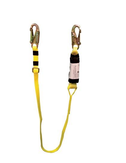 EA Lanyard 6 ft Adjustable Single or Twin Leg with Snap Hooks - Zorber Pack for ID Badges, Keys & Event Passes - Perfect for Work, Conferences & Security