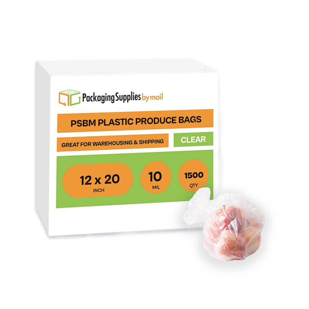 Perforated Clear Plastic Produce Bags 12