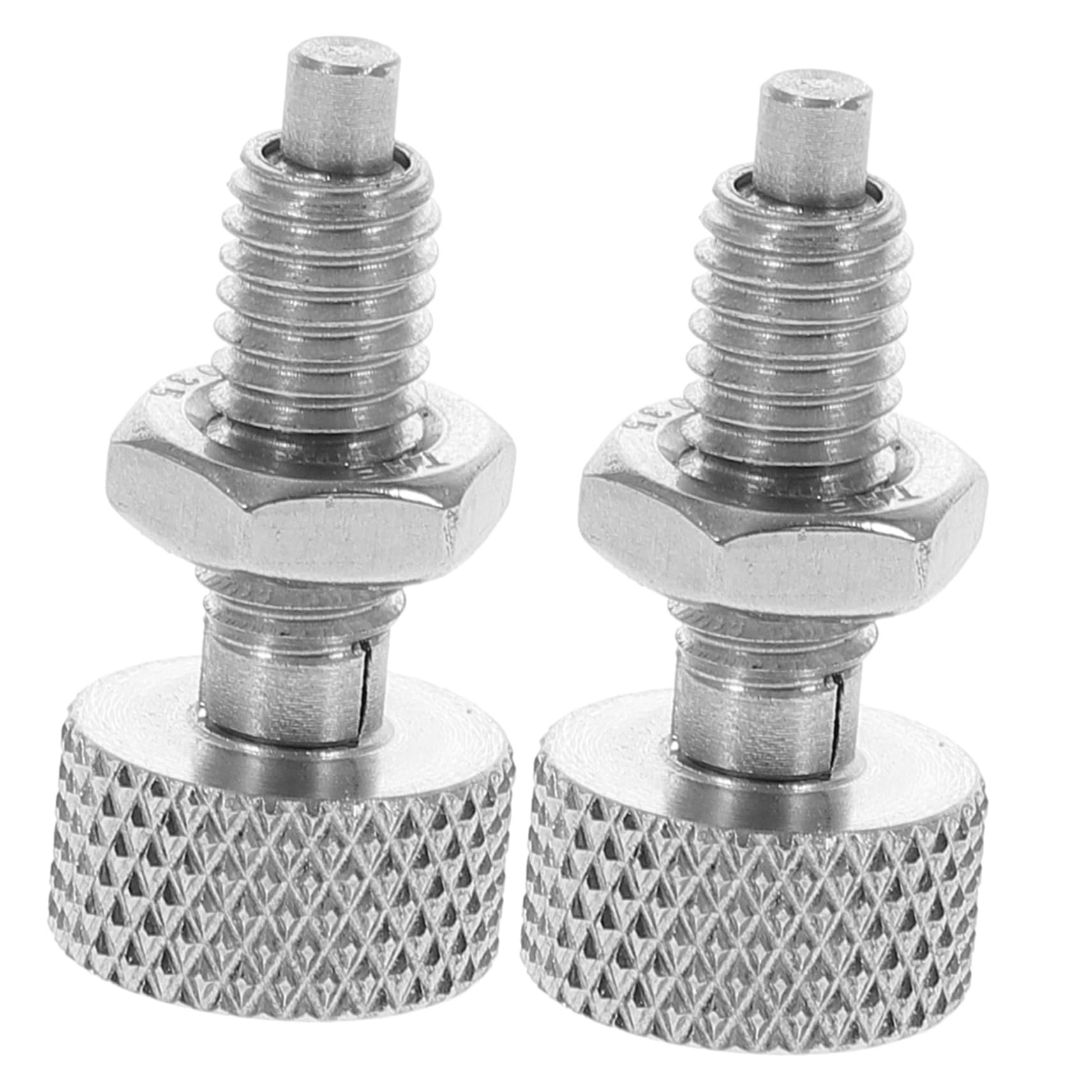 Retractable Spring Plunger - Heavy Duty Tool Box Lock Knob & Pull Ring Pin Replacement - Perfect for Industrial Equipment, Machinery, and DIY Toolbox Security