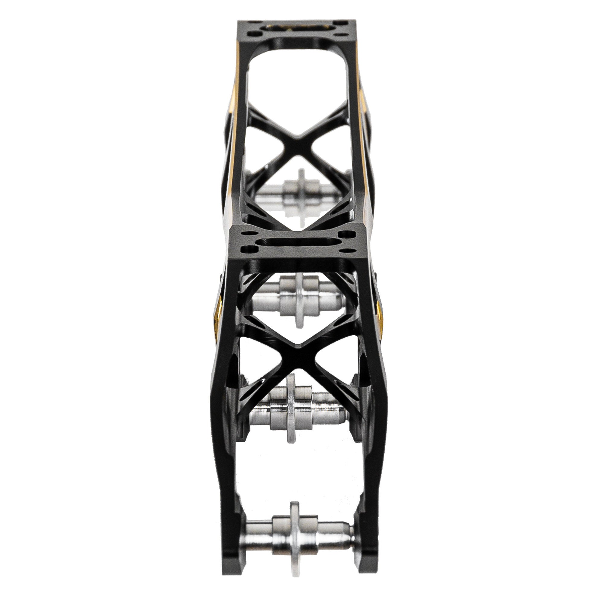 3X4 13.2/4x110 Black Gold Wheel Rims - 195mm Size for Cars & SUVs - Perfect for Off-Roading & Street Performance Upgrades