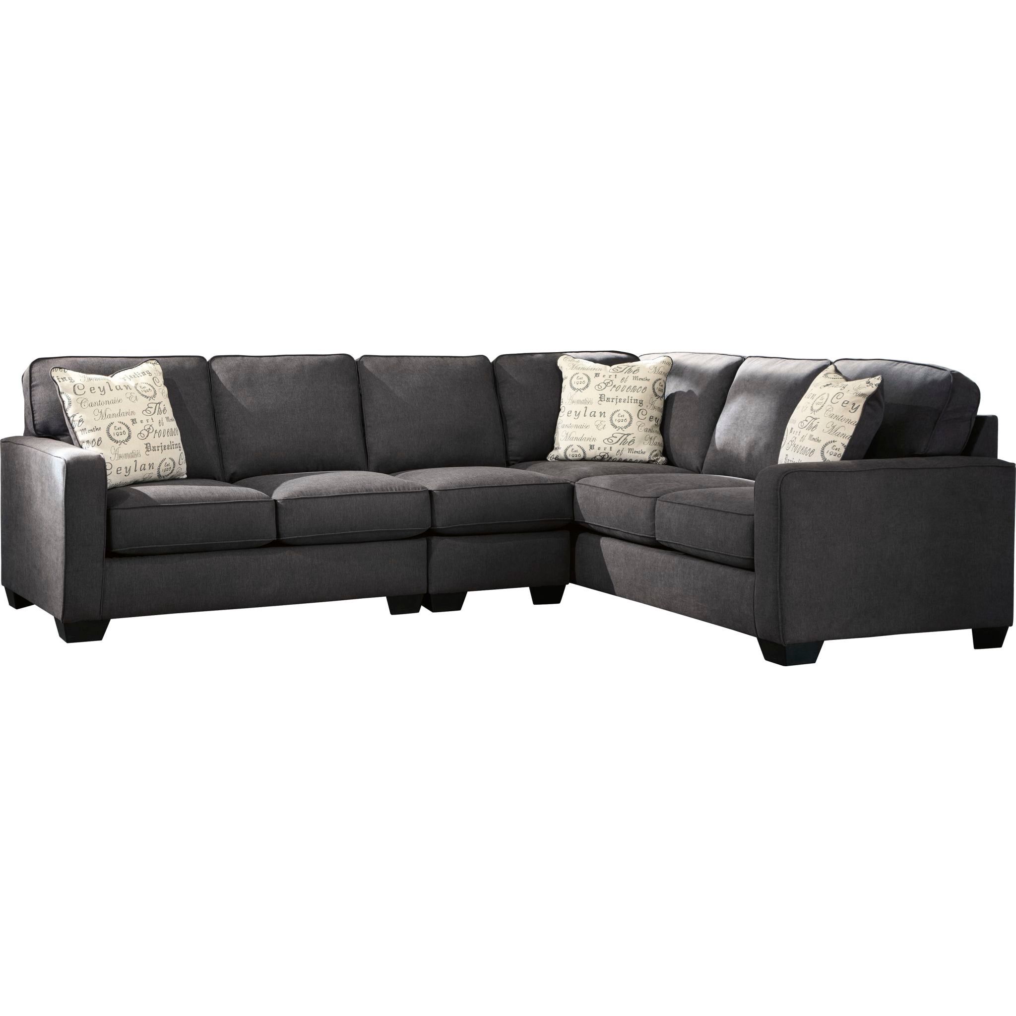 Alenya 3-Piece Sectional Sofa Set - Modern L-Shaped Couch with Chaise Lounge for Living Room, Family Room & Apartment | Comfortable Fabric Upholstery, Sturdy Frame | Perfect for Small Spaces & Home Decor