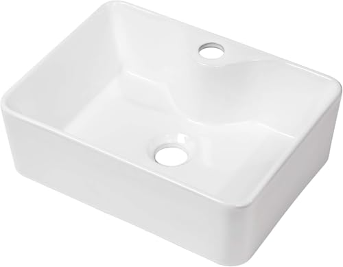 White-with faucet hole