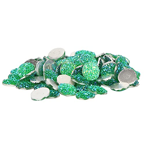Premium Flat Back Rhinestones for Jewelry Making - 100pcs Resin Rhinestones for Bracelets, Necklaces & DIY Crafts | Durable, Sparkling Decorative Stones for Fashion Accessories & Home Decor