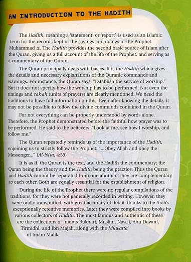 Islamic Hadith Activity Book for Kids - Fun Learning with Stories & Exercises | Perfect for Home, School & Ramadan Activities