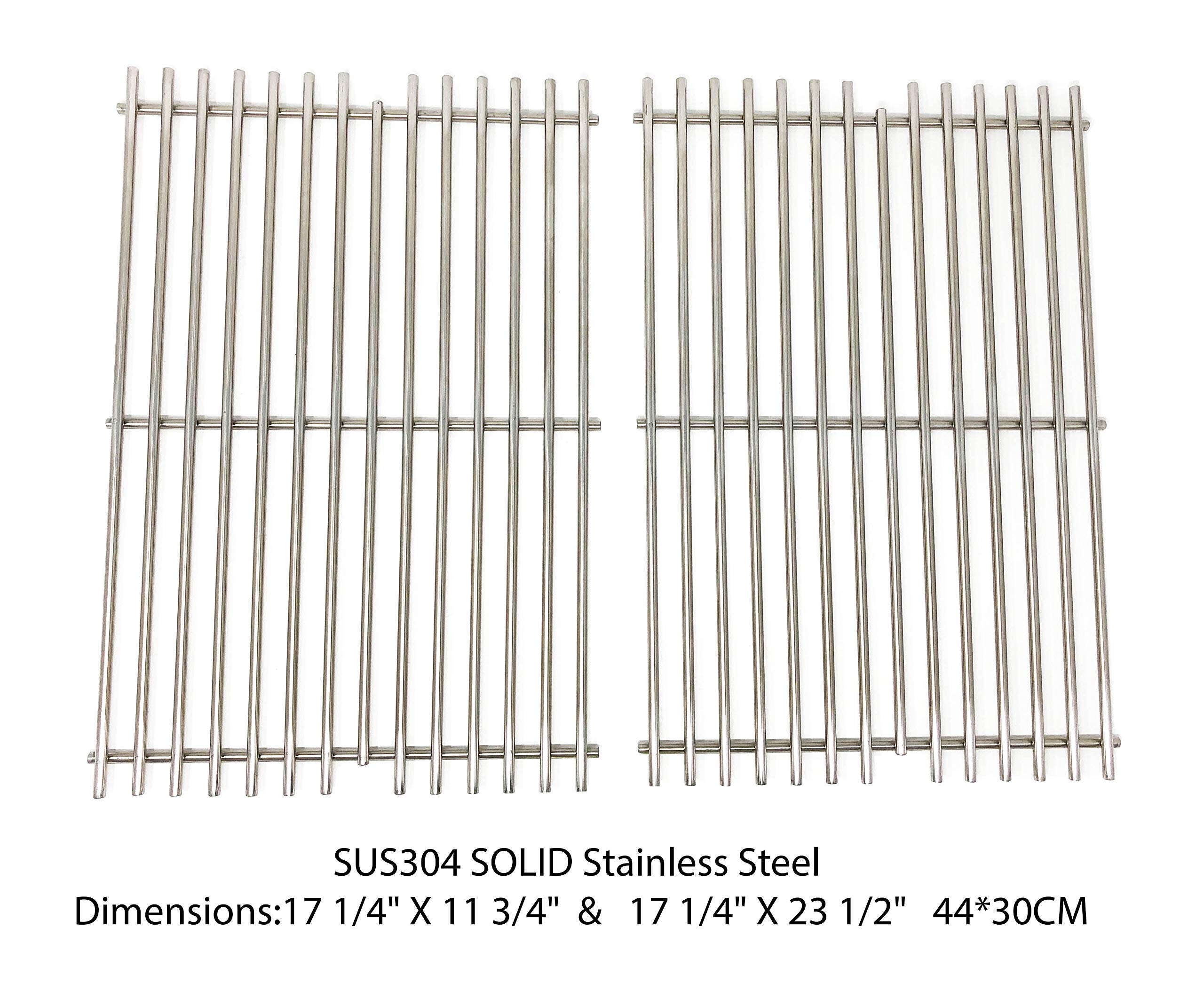 Replacement Grill Kit for Uniflame SG380 Gas Grill Models - 2 Heat Plates & Stainless Steel Cooking Grids - Perfect for Backyard BBQs, Camping & Outdoor Cooking