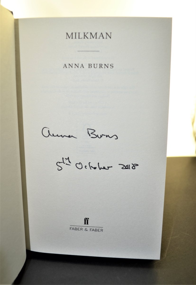 Signed Copy of 'Milkman' by Anna Burns - Award-Winning Novel | Perfect for Book Clubs & Literary Enthusiasts