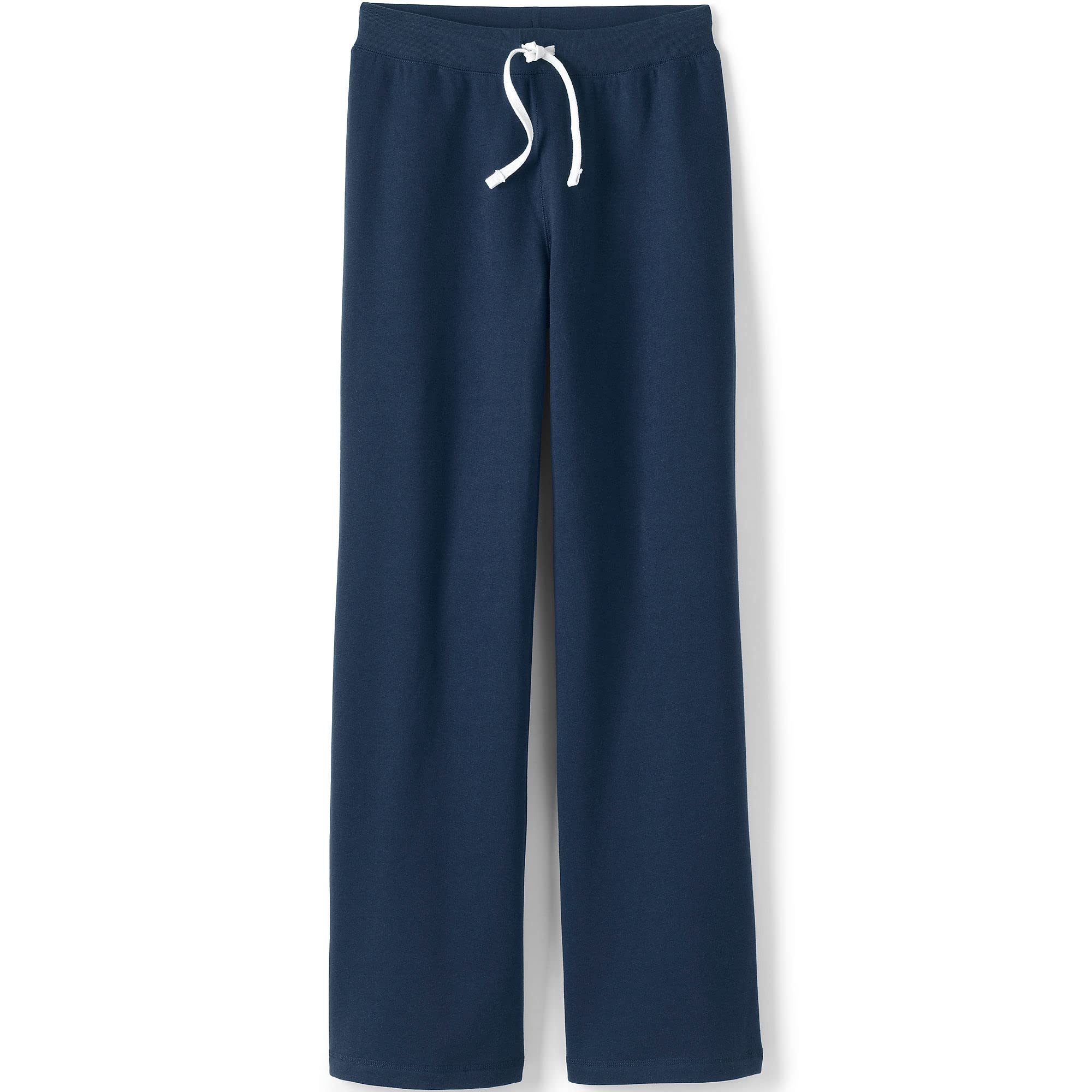 Lands' End Women's School Uniform Sweatpants - Comfortable Fleece Joggers for Class, Work & Casual Wear