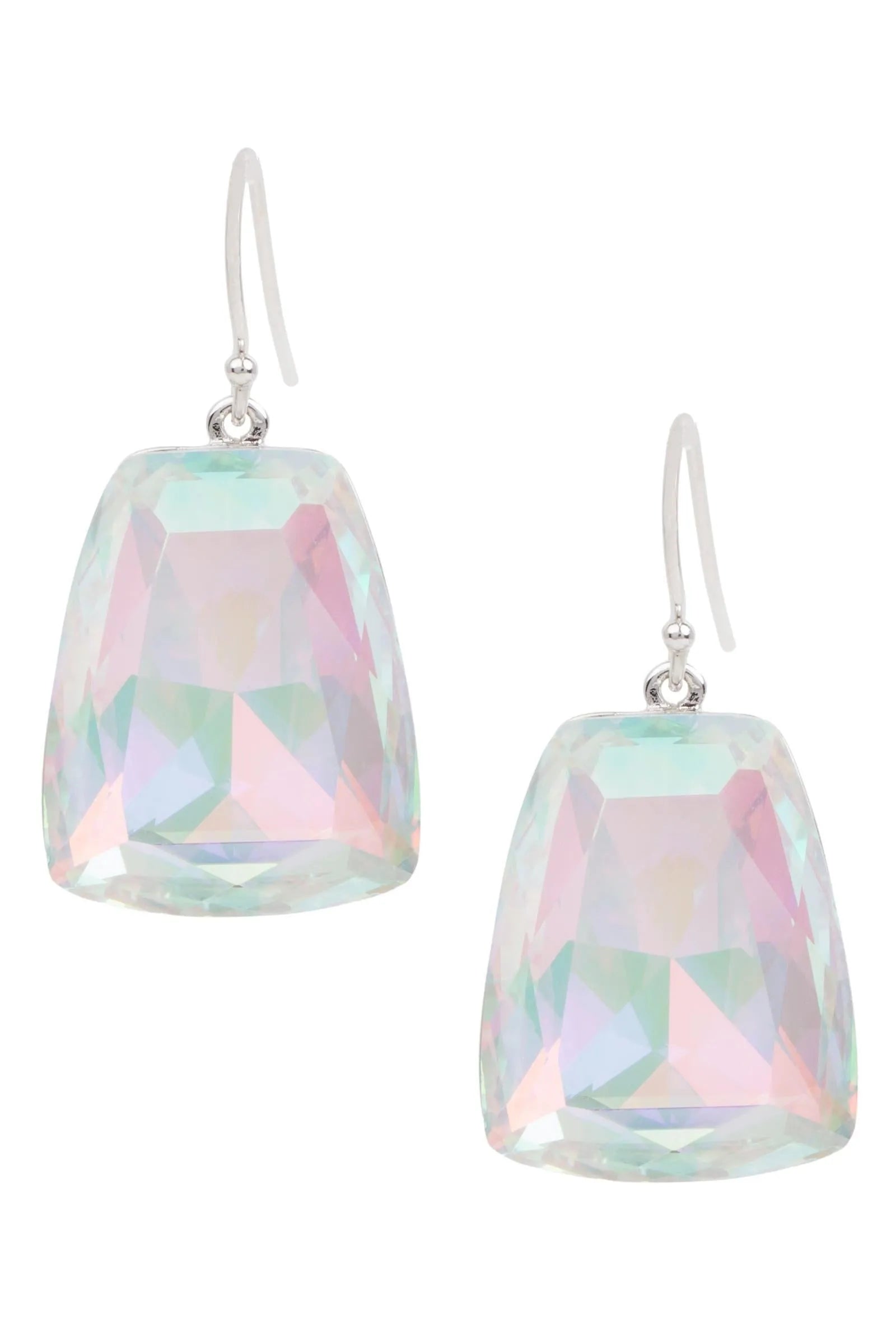 Prism Cushion Stud Earrings for Women - Hypoallergenic Cubic Zirconia Earrings for Everyday Wear & Special Occasions