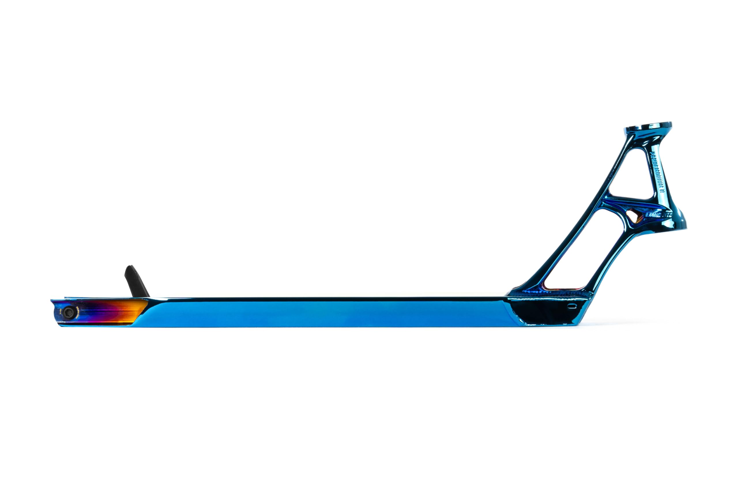 Ethic Pandemonium V2 Skateboard Deck - Chrome Blue Finish - 19.7