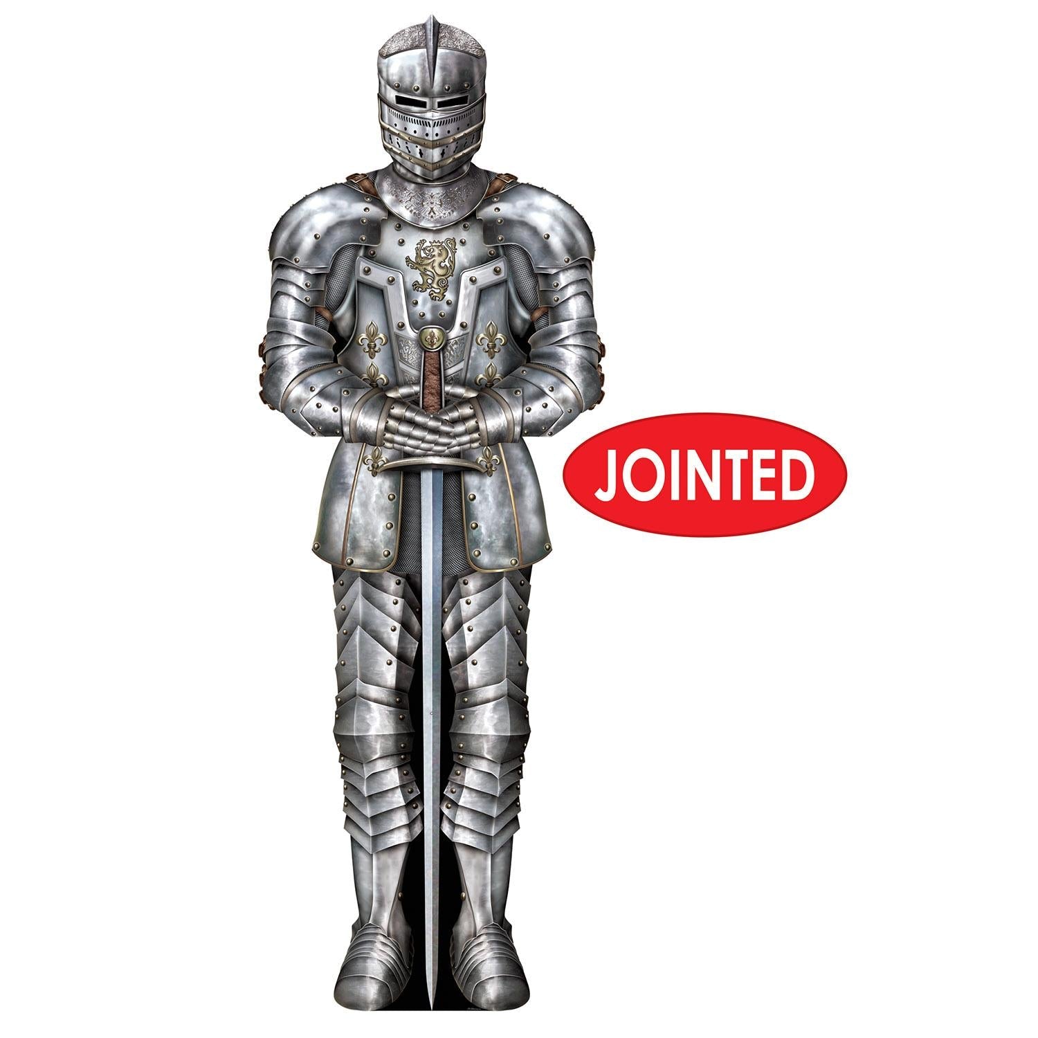 12 Pack Beistle Jointed Suit of Armor Halloween Party Decorations - Perfect for Medieval Theme Parties, Costume Contests & Home Decor