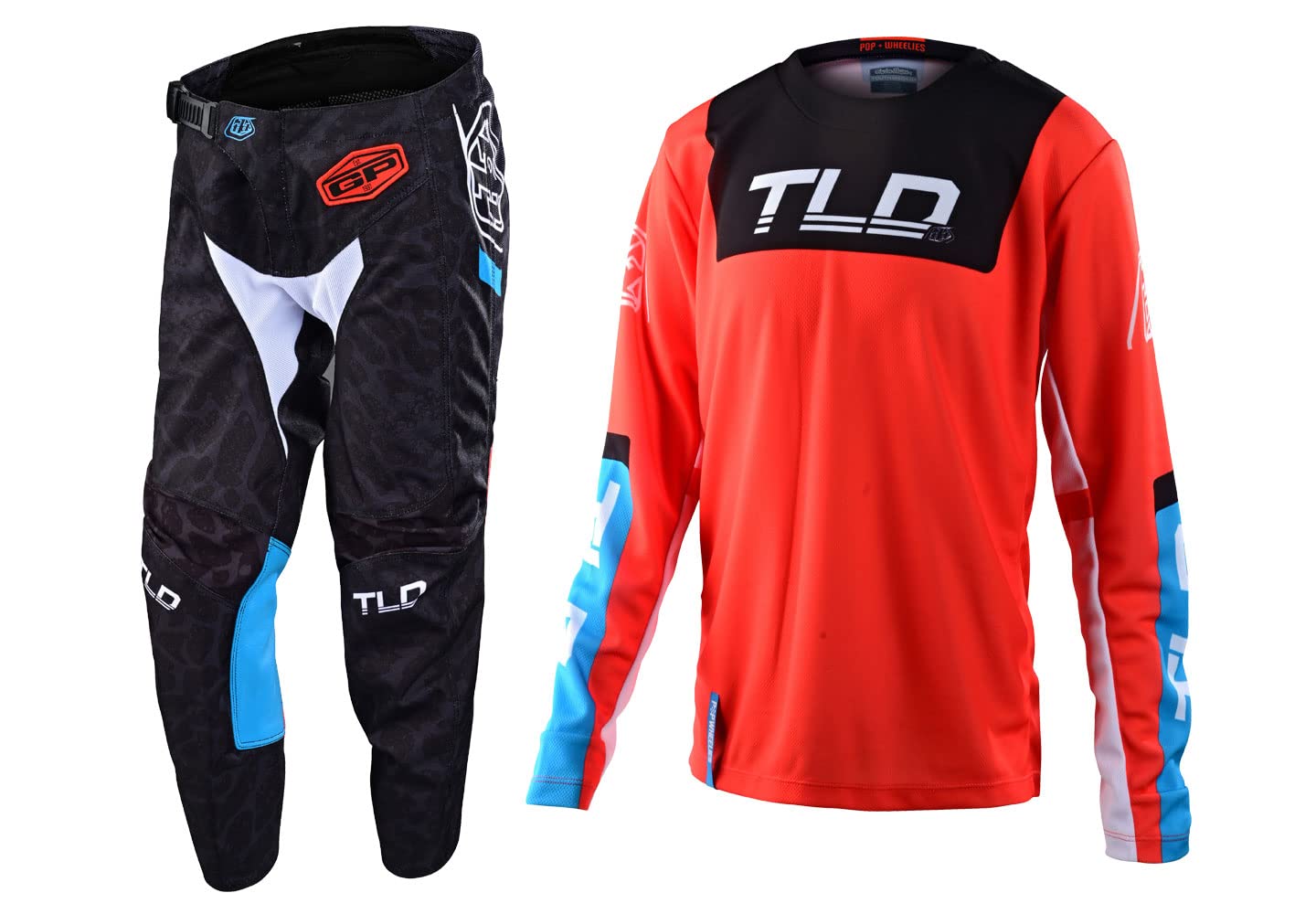 Motocross Giant Youth GP Jersey and Pant Combo - Fractura Orange/Black - Dirt Bike Racing Gear for Kids (Youth Medium/Pants 24) - Perfect for Motocross, Off-Road & MX Track Riding