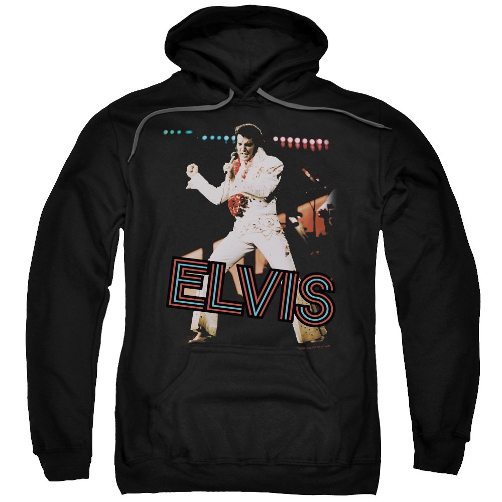 Elvis Presley Hit The Lights Vintage Hoodie Sweatshirt for Men & Women - Soft Cotton Pullover for Concerts, Casual Wear & Fan Gifts