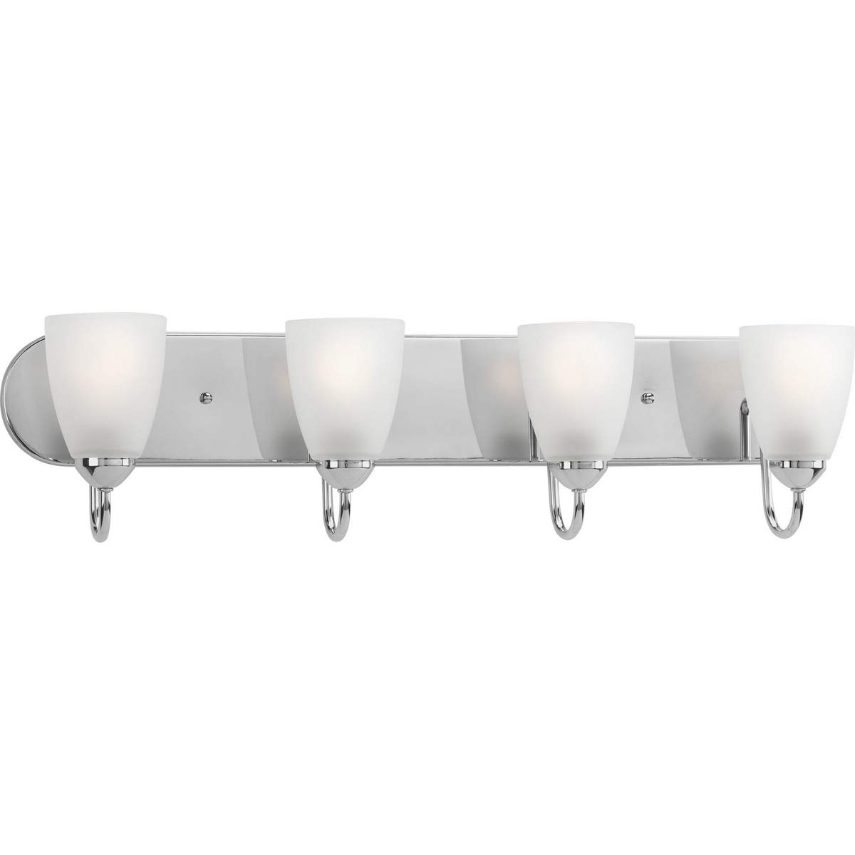 Progress Lighting P2709-15 Gather Bath & Vanity Light Fixture - Polished Chrome Finish - Perfect for Bathroom Vanity, Powder Room & Dressing Area Lighting