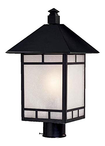 Matte Black Outdoor Post Light - Durable & Weatherproof for Patio, Garden, and Driveway Lighting