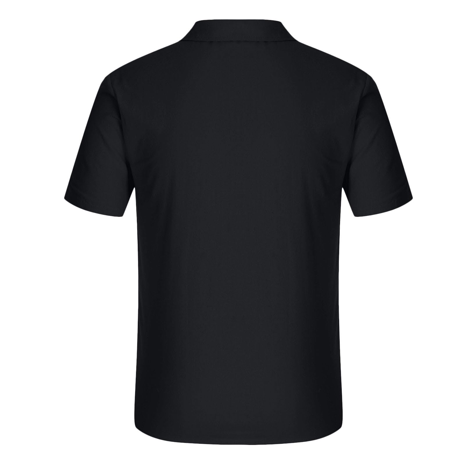 Breathable Cotton Linen Shirts for Men - Short Sleeve Casual Button Down Shirt with Textured Fabric - Perfect for Summer, Beach, Travel & Outdoor Activities