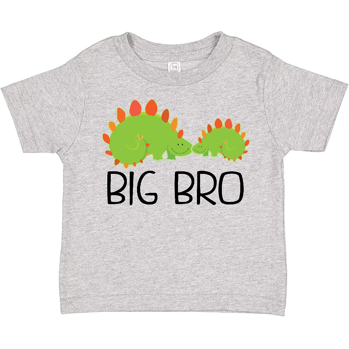 Inktastic Big Bro Dinosaur Brother Announcement Toddler T-Shirt - Cute Dinosaur Graphic Tee for Toddler Boys - Perfect for Sibling Announcement, Birthday & Family Photos