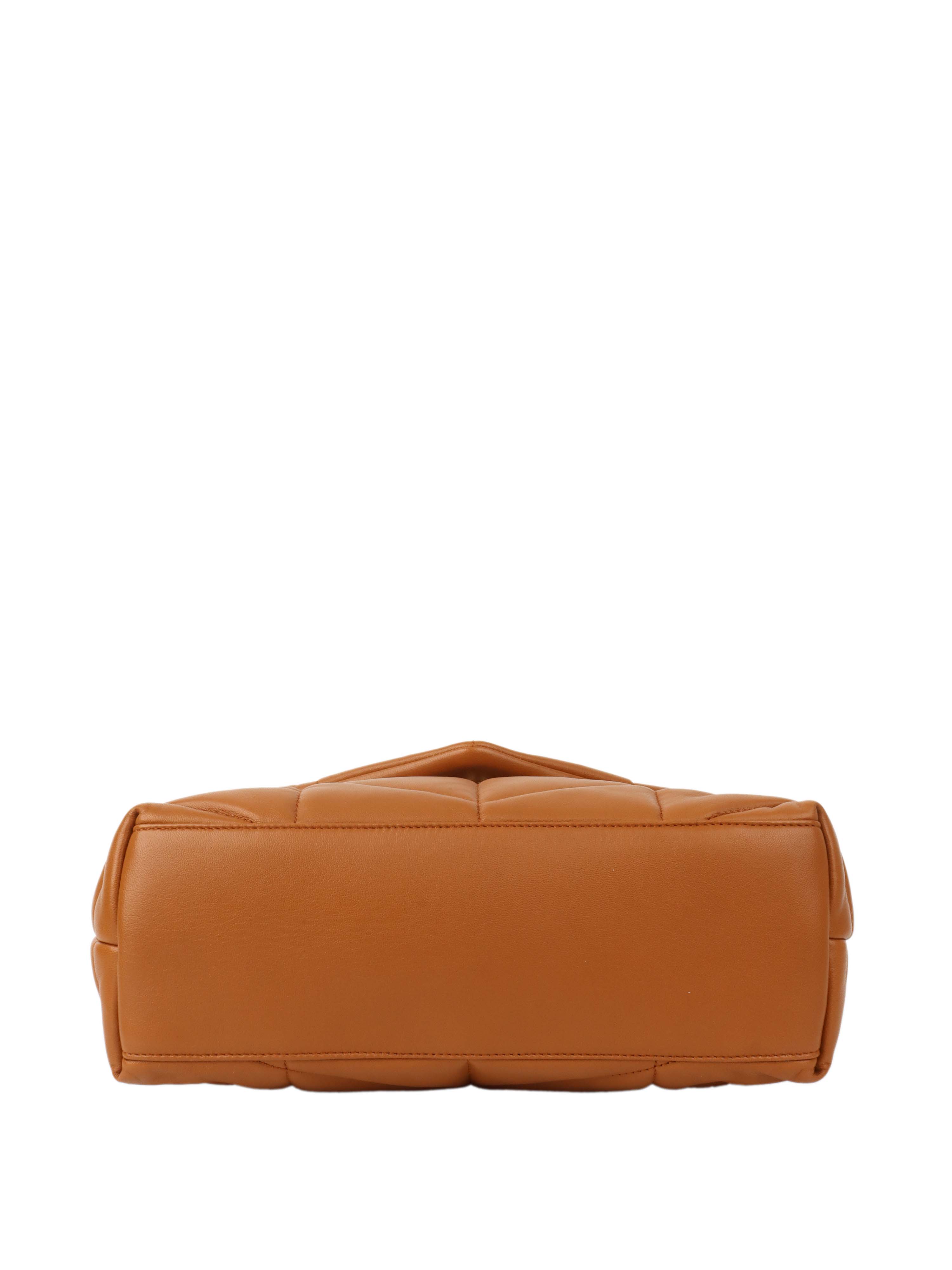 Saint Laurent Caramel Puffer Small Crossbody Bag - Luxury Leather Shoulder Purse for Women | Perfect for Date Night, Travel & Everyday Use