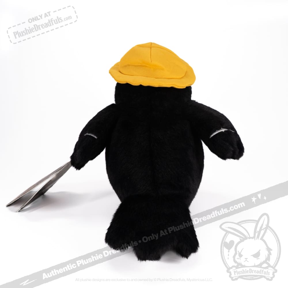 Plushie Dreadfuls Crowful Crow Stuffed Animal Toy - Cute & Soft Plush Crow for Halloween Decor, Gothic Gifts & Kawaii Collectibles