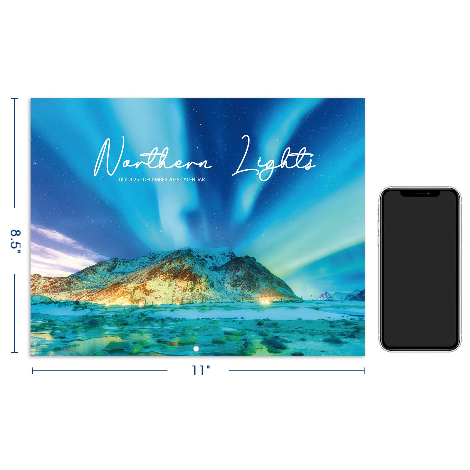 2025-2026 Wall Calendar | 18-Month Planner July 2025 to December 2026 | 8.5