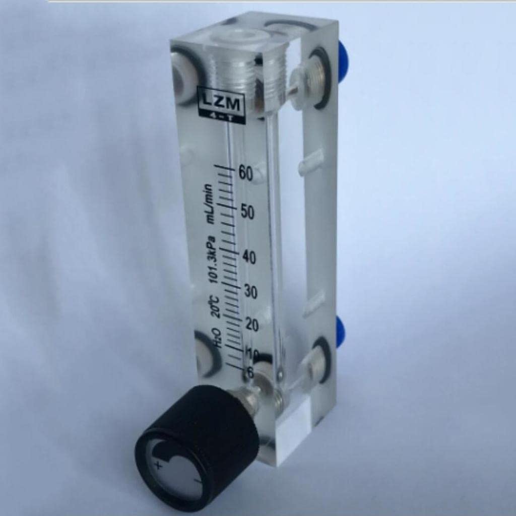 BNF High-Precision Oxygen Flow Meter Panel Type 6-60ML for Medical Use, Home Care & Hospital Equipment